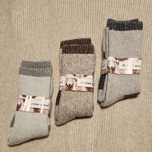 3 Marino Wool Socks